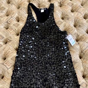 Fumblin’ Foe Black Party Dress L